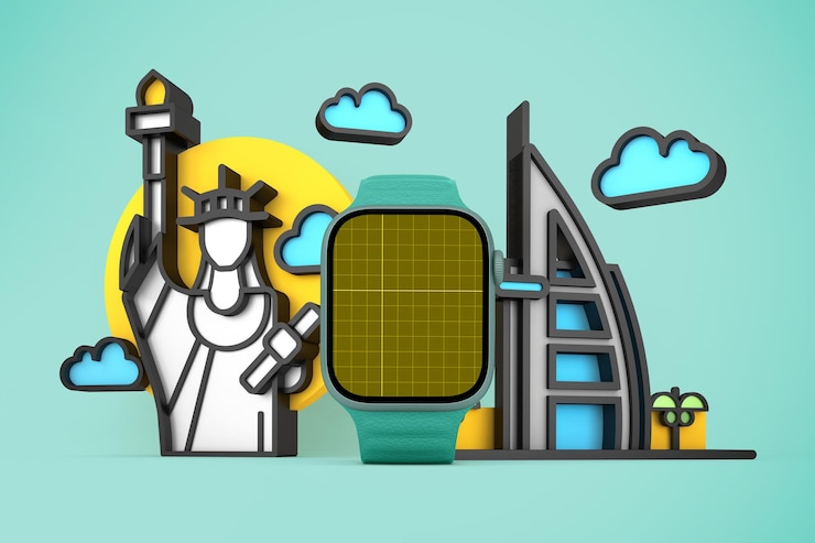 PSD voyage de montre intelligente
