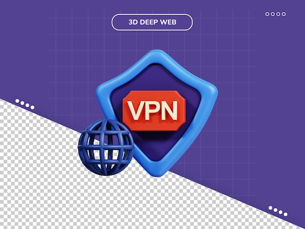 PSD vpn-3d-symbol