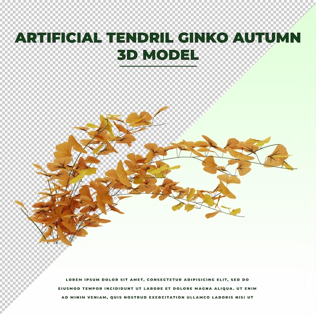 Vrille Artificielle Ginko Automne