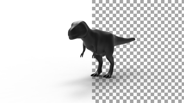 Vue De Face Du Rendu 3d Dinosaure T Rex