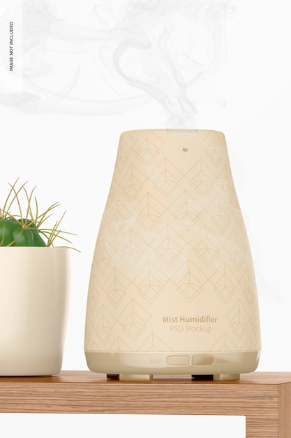 Vue de face de la maquette de l'humidificateur à brume