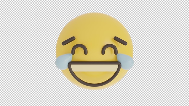 Vue De Face En Riant 1 Emoji Png