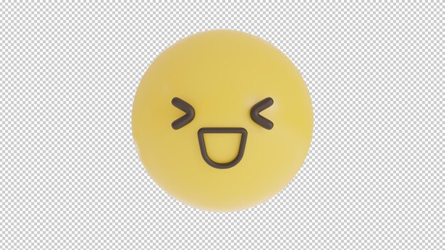 PSD vue de face shyemoji png