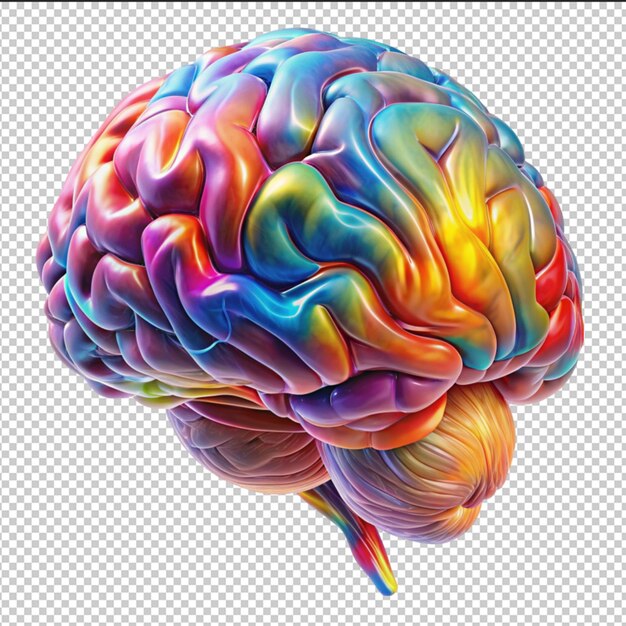 PSD vue de la forme du cerveau