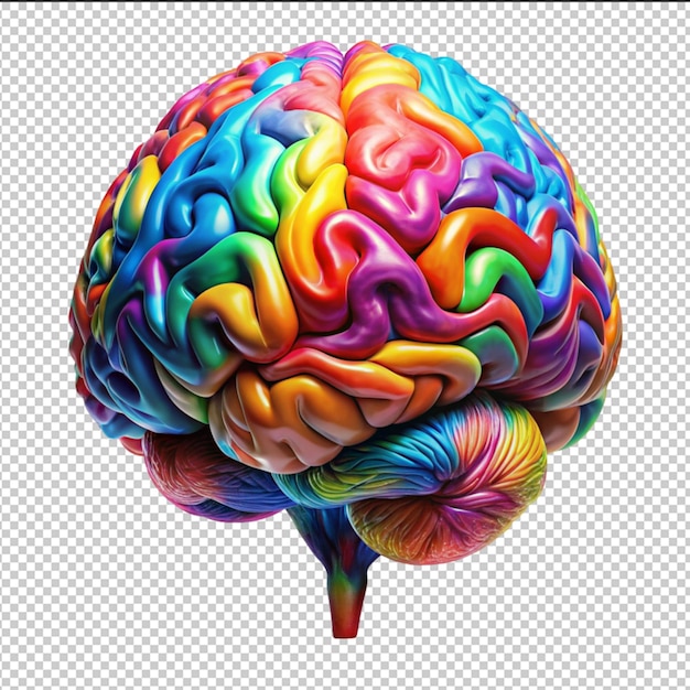 PSD vue de la forme du cerveau