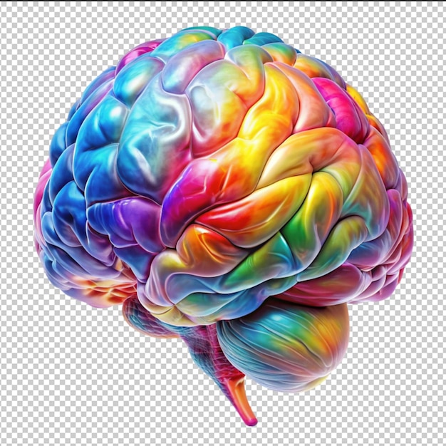 PSD vue de la forme du cerveau