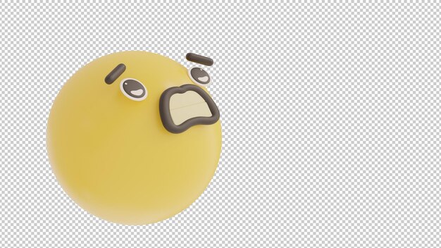 Vue Inclinée Confus Emoji Png