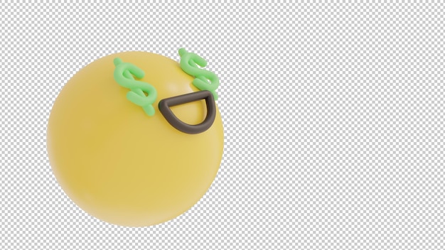 vue inclinée cupidité emoji png