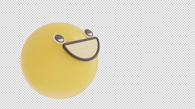 Vue Inclinée Souriant Emoji Png