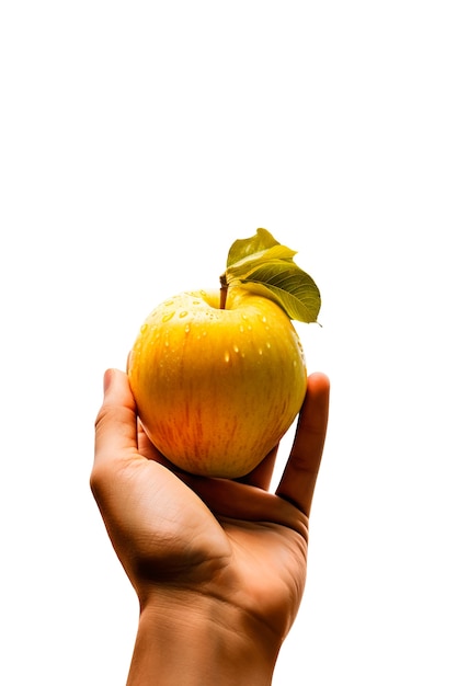 Vue rapprochée de la délicieuse pomme mûre