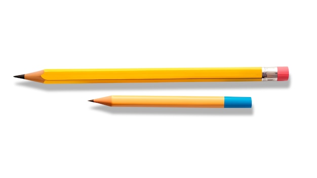 Vue rapprochée du crayon de bureau