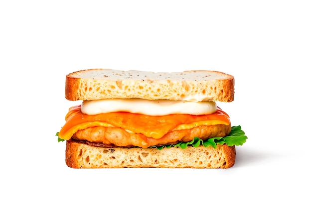 Vue rapprochée du sandwich appétissant