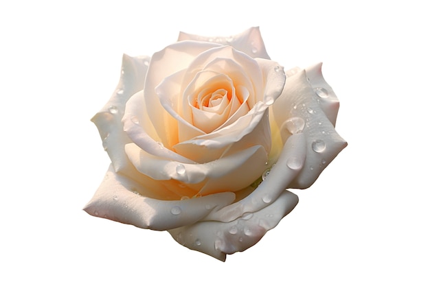 Vue rapprochée des roses isolées