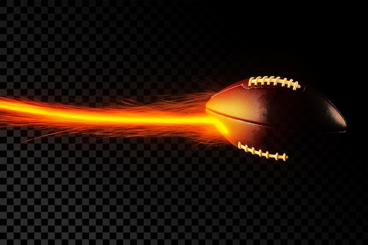 PSD vuelo de fútbol de fuego