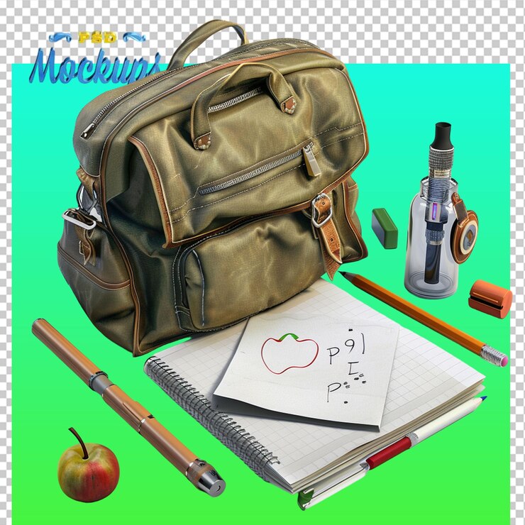 PSD de vuelta a la escuela mock up psd
