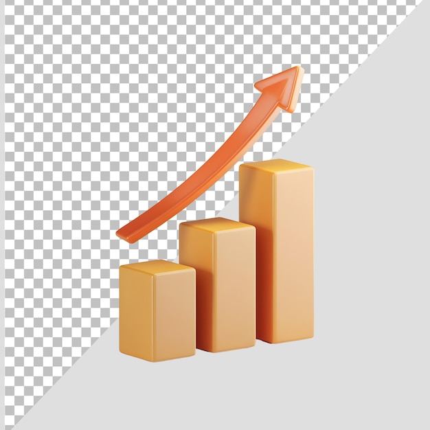 wachsender Graphpfeil