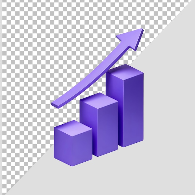 wachsender Graphpfeil