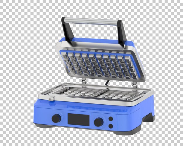 Waffelmacher isoliert auf dem Hintergrund 3D-Rendering-Illustration