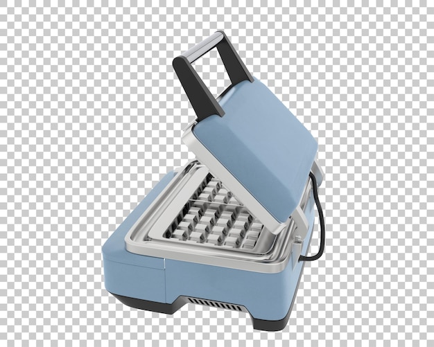 Waffelmacher isoliert auf dem Hintergrund 3D-Rendering-Illustration