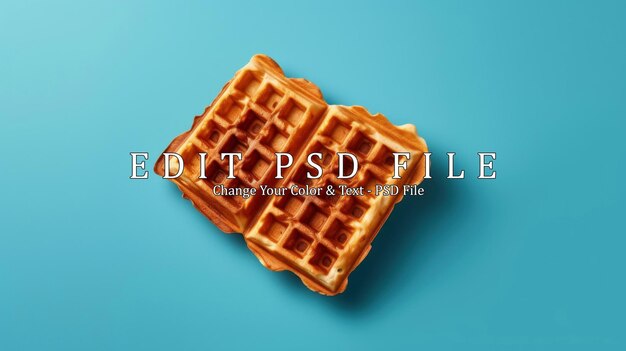 PSD waffle de cima para baixo