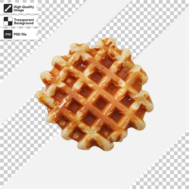 un waffle con waffles en él y una imagen de un waffles