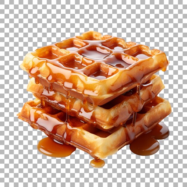 PSD waffles em fundo transparente