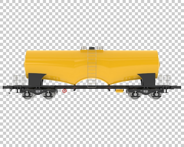 Wagon De Carburant Sur Fond Transparent Illustration De Rendu 3d