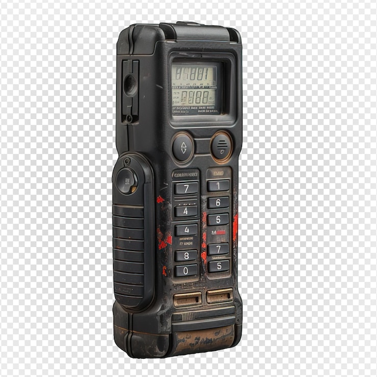 PSD walkie talkie aislado en fondo transparente comunicación de radio png generativo ai