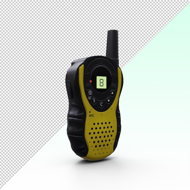 PSD walkie-talkie isoliert