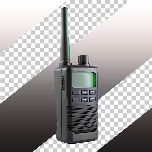 PSD walkie-talkie-symbol isoliert 3d-render-illustration