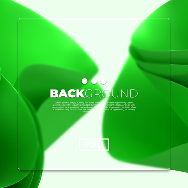 Wallpaper desktop abstrakte 3d grüne Farbe