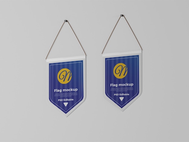 PSD wandbehang-banner-mockup