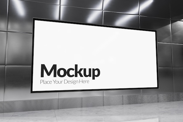 Wandbillboard für Innenräume