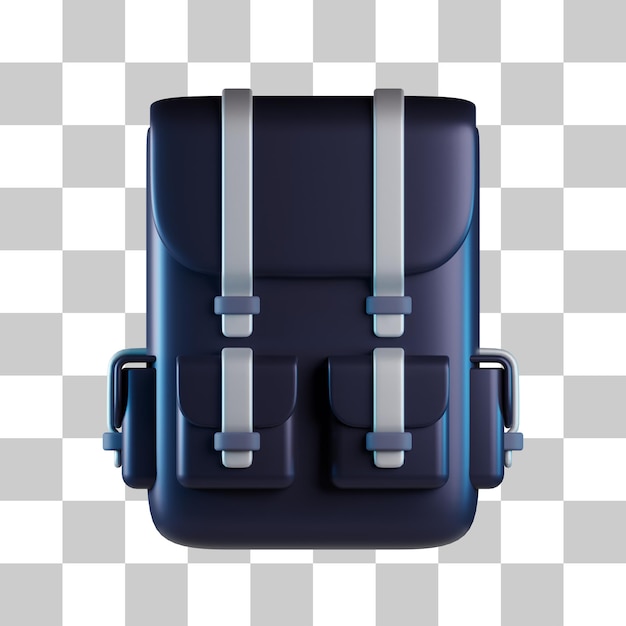 Wandertasche 3d-symbol