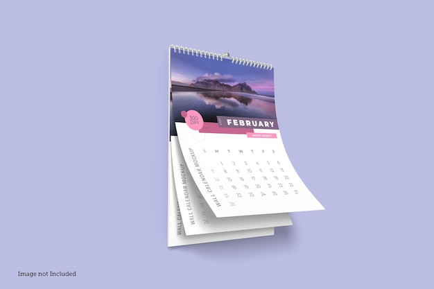 Wandkalender Mockup