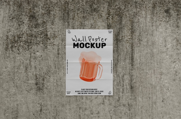 Wandplakat-mockup-design