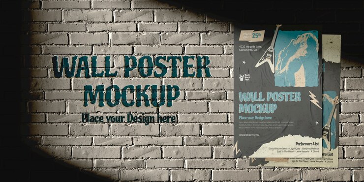 Wandplakat-Mockup-Design