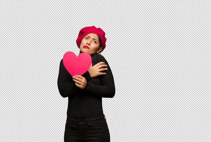 PSD wanita muda di hari valentine kedinginan karena suhu rendah