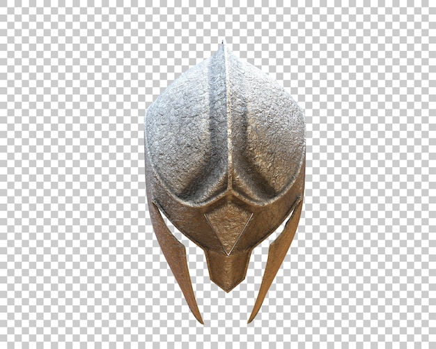war helmet isolated on background 3d rendering illustration