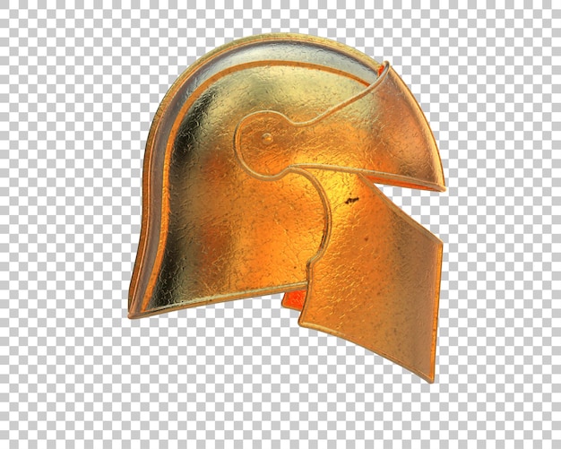 war helmet isolated on background 3d rendering illustration