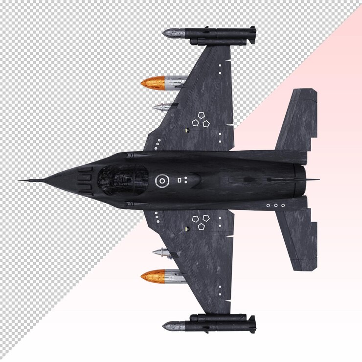 PSD war jet mini size with weapon