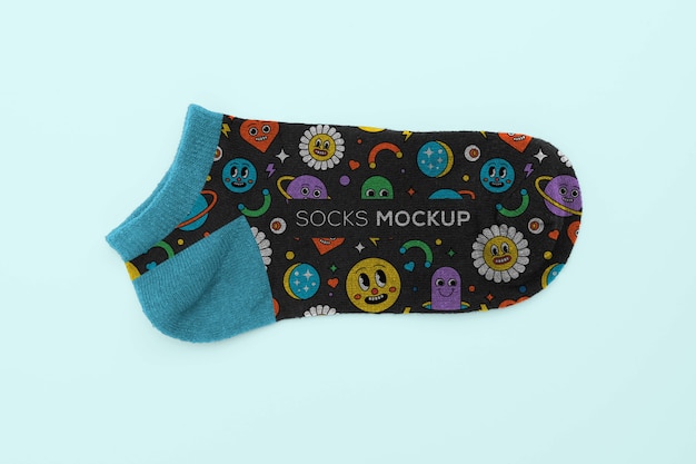 Warme Socken-Mockup-Design