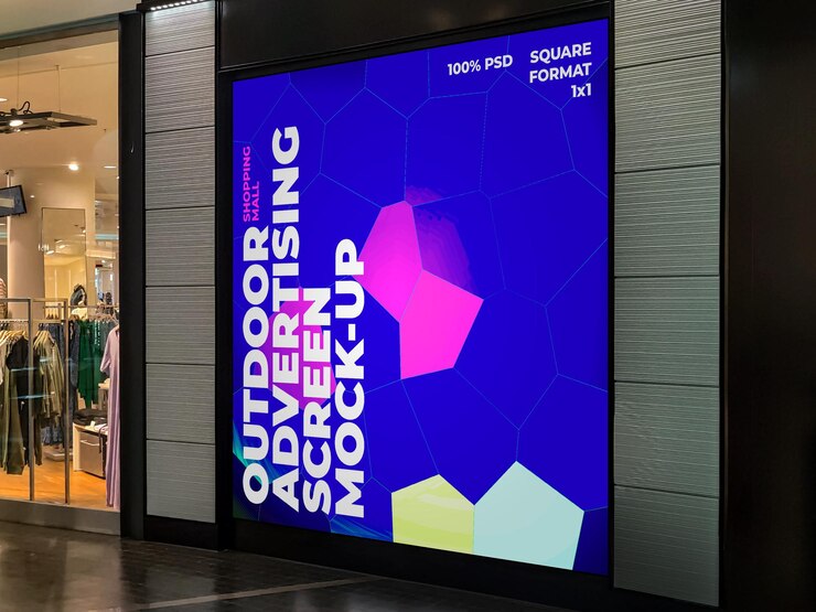 PSD warsaw outdoor citylight advertising screen mockup 5 v8 3