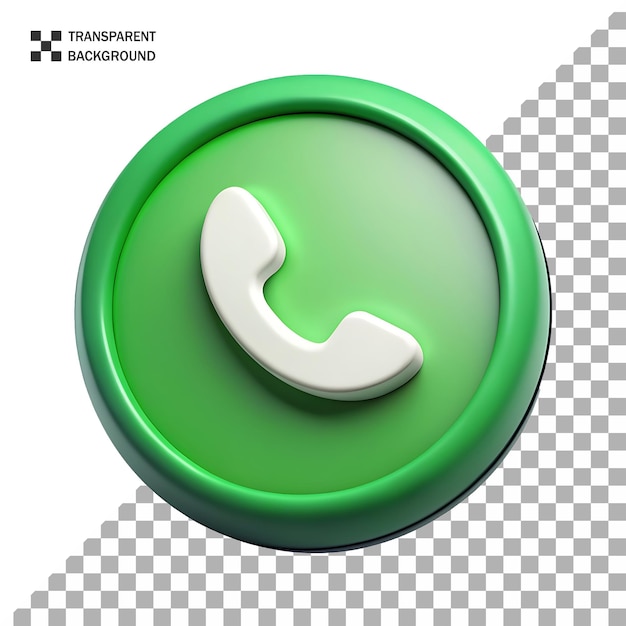 Was App 3D-Render-Stil-Symbol PNG-Bild isoliert auf einem transparenten Hintergrund PSD-Datei