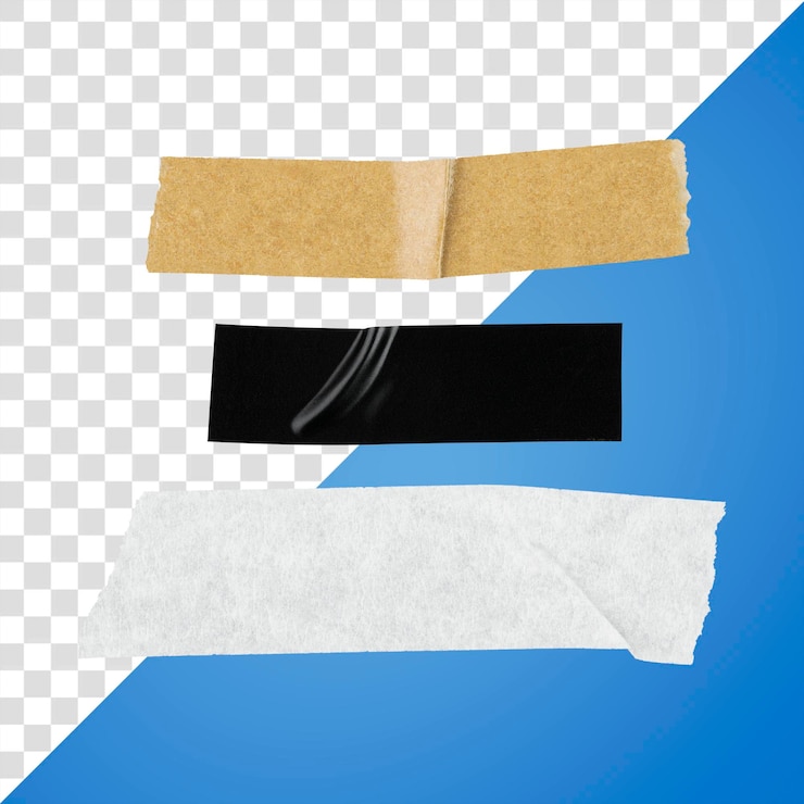 PSD washi fita png diário adesivo conjunto de elementos de colagem