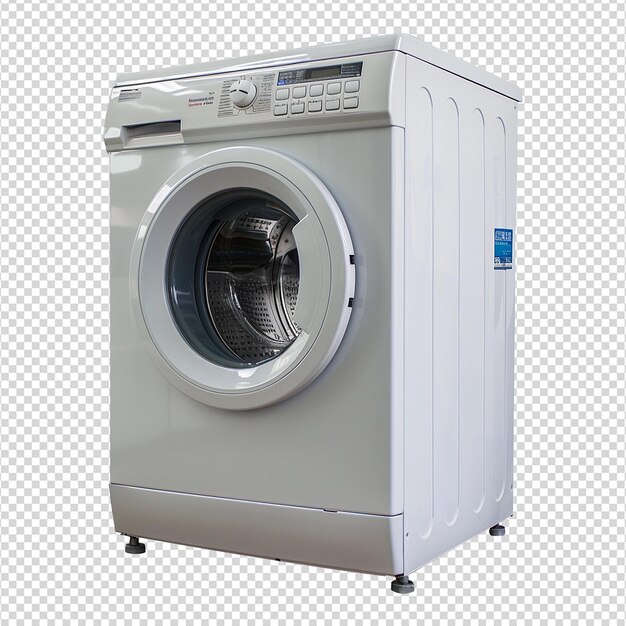 PSD washing machine isolated on transparent background png