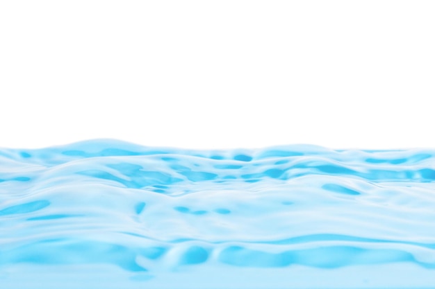 Wasser auf isoliertem transparentem Hintergrund