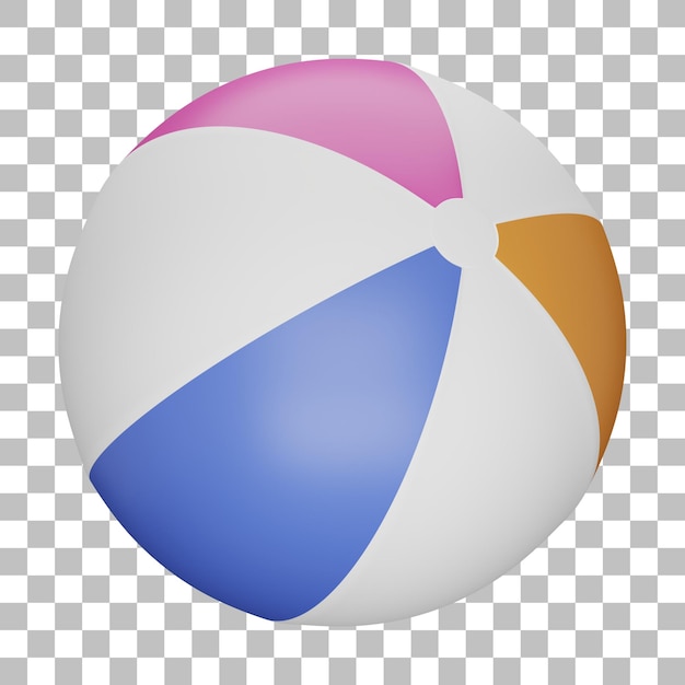 Wasserball 3D-Darstellung