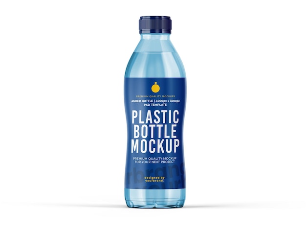 Wasserflasche mockup vorlage