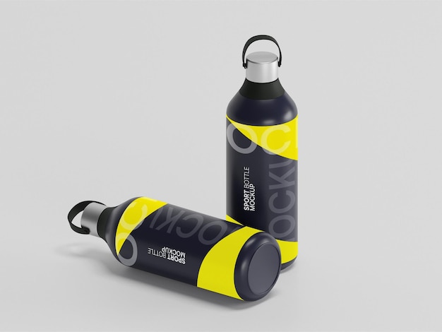Wasserflasche-Modell